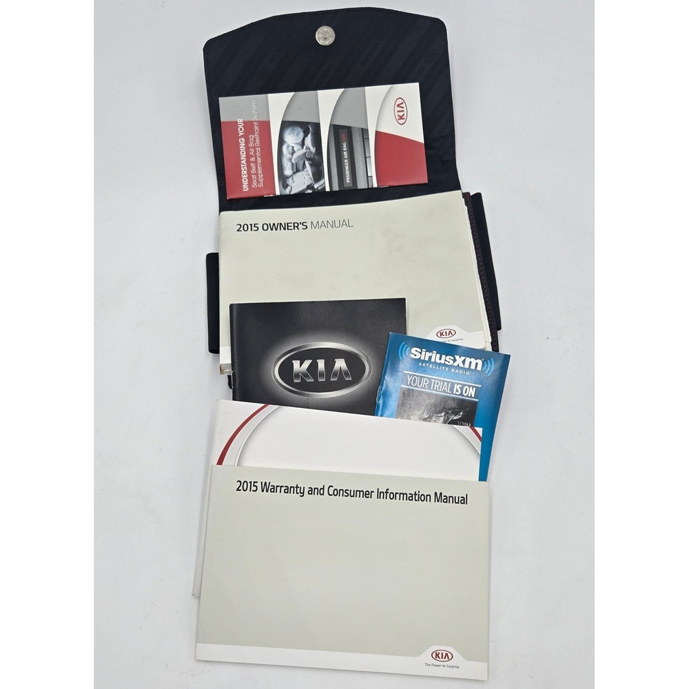 2015 Kia Optima Owner's Manual Set OEM W/ Case Warranty Guide